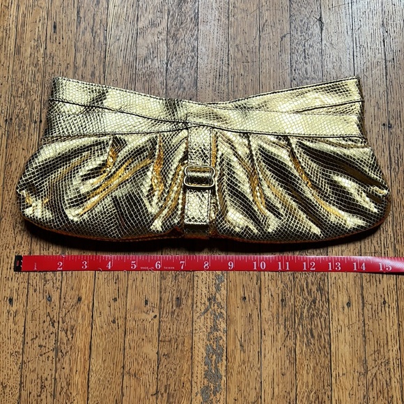 Antoinette Lee Vita Clutch Gold - Picture 8 of 8